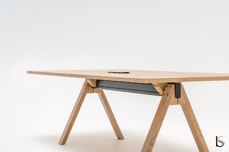 Table de réunion Viga - MDD - Oui, 220, Chêne naturel_4