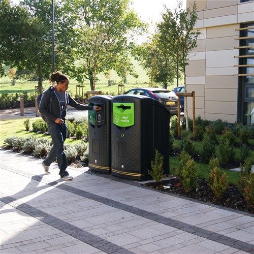 Cache-conteneurs et abris poubelles robuste en polyéthylène renforcé - personnalisable - 140L ou 240L_4