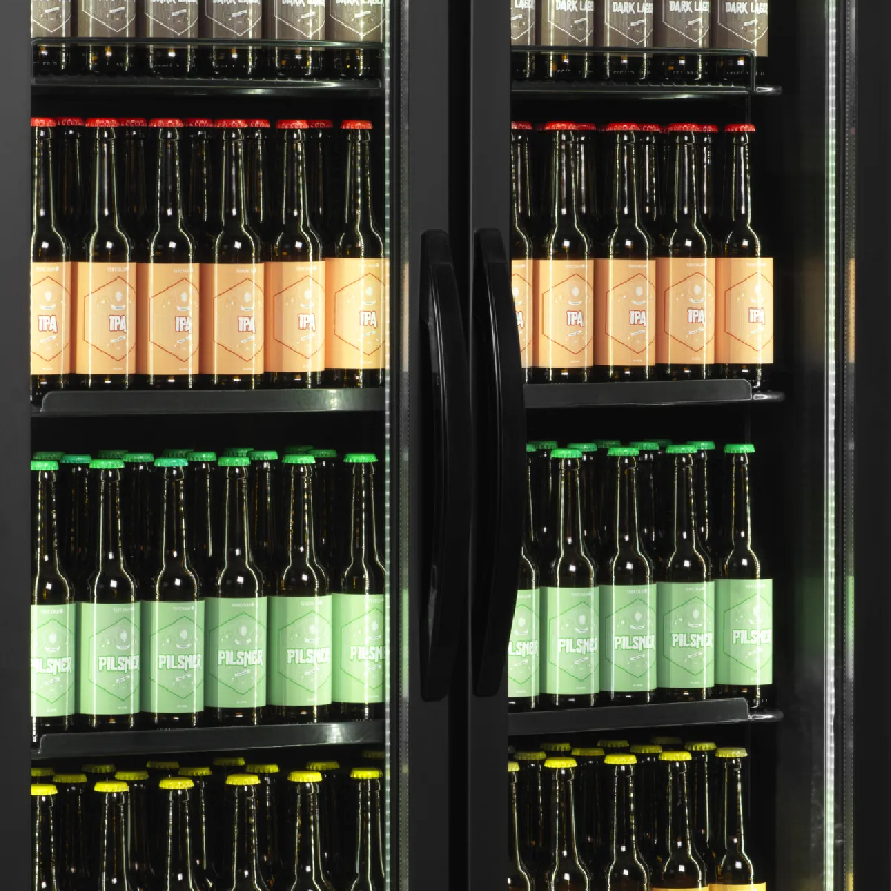 Vitrine réfrigérée FSC891H Black - 2 portes TEFCOLD_4