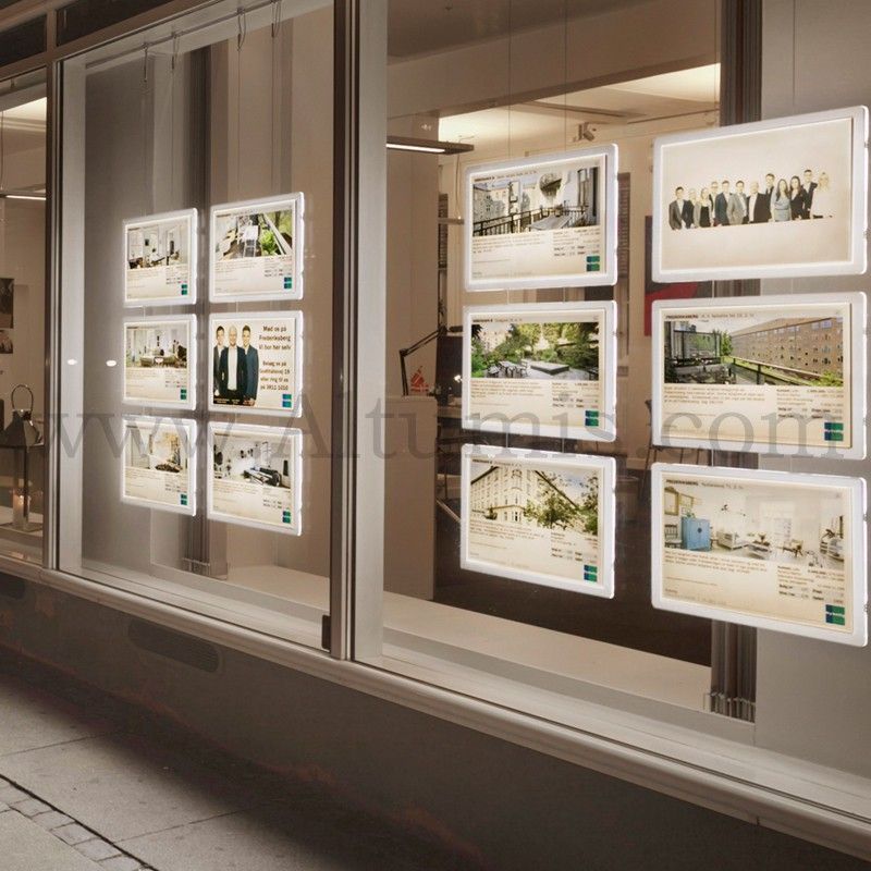 Porte-affiche lumineux LED A3 - double face - Altumis - 24V - 7,5 Watts - 5000 Lux_4