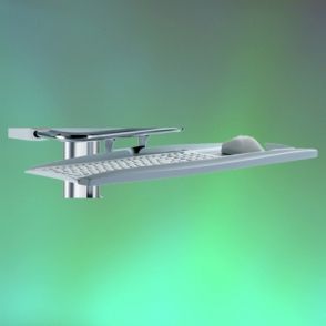 Chariot informatique médical Laptop Cart Plus H Class - alimenté Life - Ergonoflex - réglable en hauteur - 43 kg_4