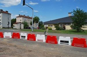 Barrière de voie en polypropylène fabriquée en France