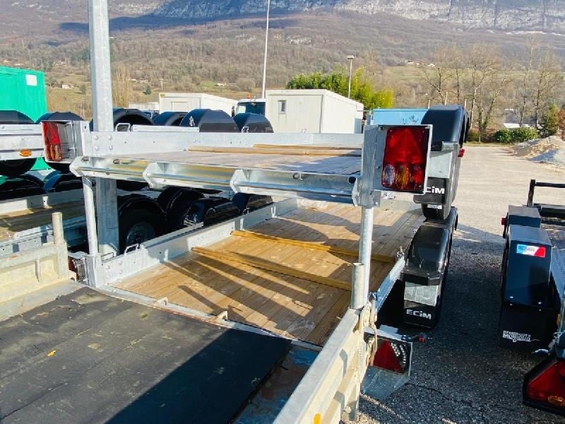 ECIM remorque porte engins 2 essieux 3t5 neuve_4