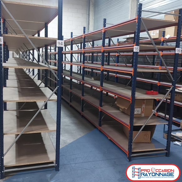 Rack mi-lourd - Hauteur 2000mm ou 3000mm, Longueur 1200mm, Profondeur 800mm - Mecalux M7_4