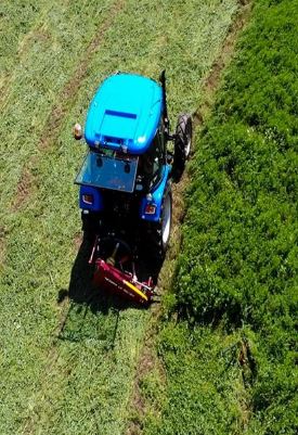 Tondeuse arrière pour herbe emmêlée et terrain humide LK170-2H