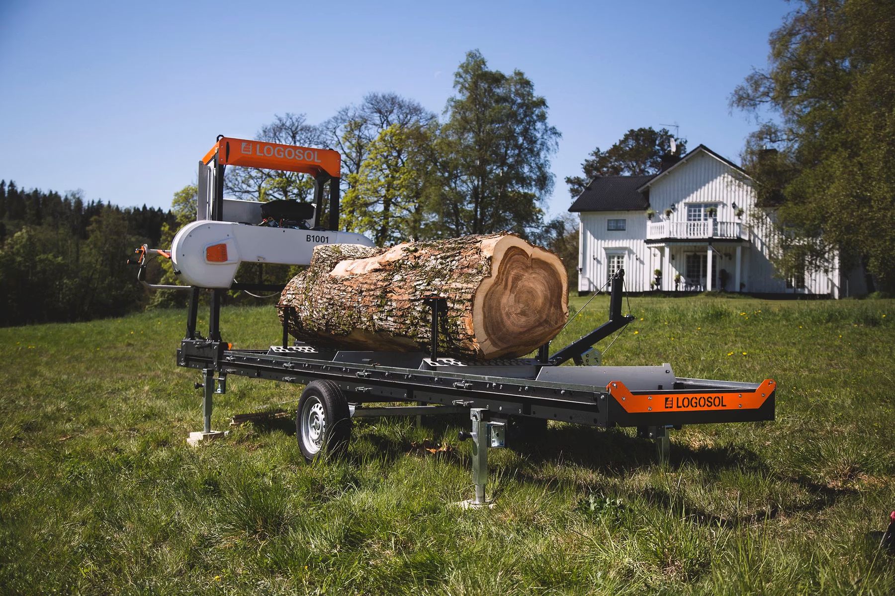 Scieries à ruban B1001 CutSet (Manuelle) thermique ou éléctrique - LOGOSOL_4