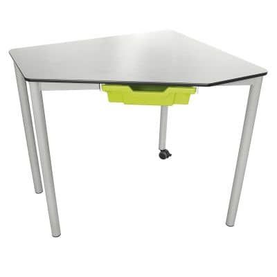 Table scolaire modulable EWT.5-79 – Table pentagonale pour classe flexible – Plateau particules fines_4