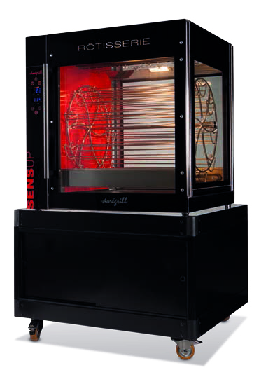 Rôtissoire Sense Up - nettoyage vapeur automatique - 6 ou 9 balancelles - capacité 20 à 45 volailles/heure_4