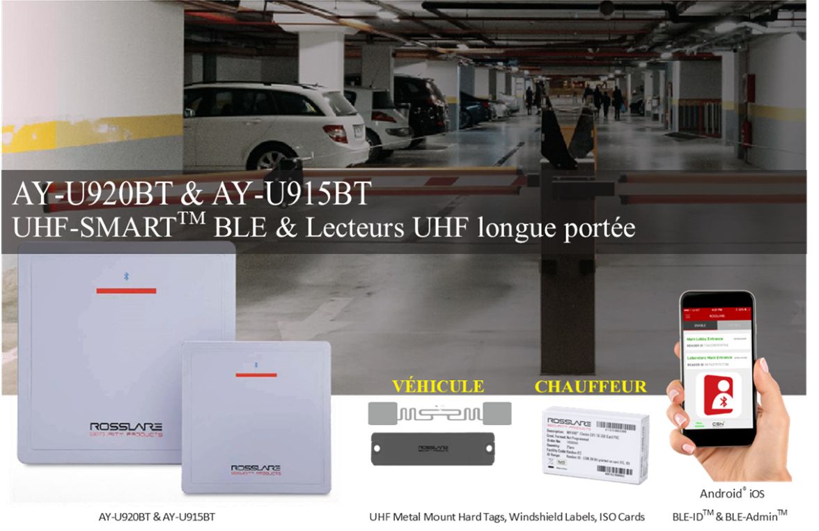 Lecteur de contrôle d'accès - Identification par badge, biométrie, clavier et caméra LPR_4