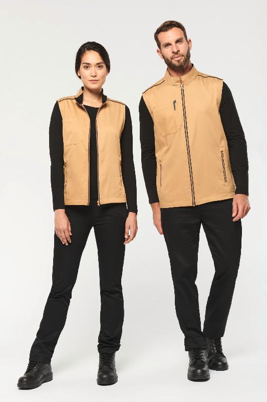 Gilet Day To Day homme - Réf: WK6148 - Ultra résistant, lavable à 60°C, 65% polyester / 35% coton_4