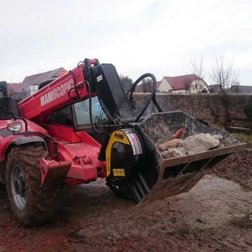 Godet concasseur MB-L120 S2 - Pour pelles, tractopelles, chargeuses et mini-chargeuses de 3 à 12 tonnes_5