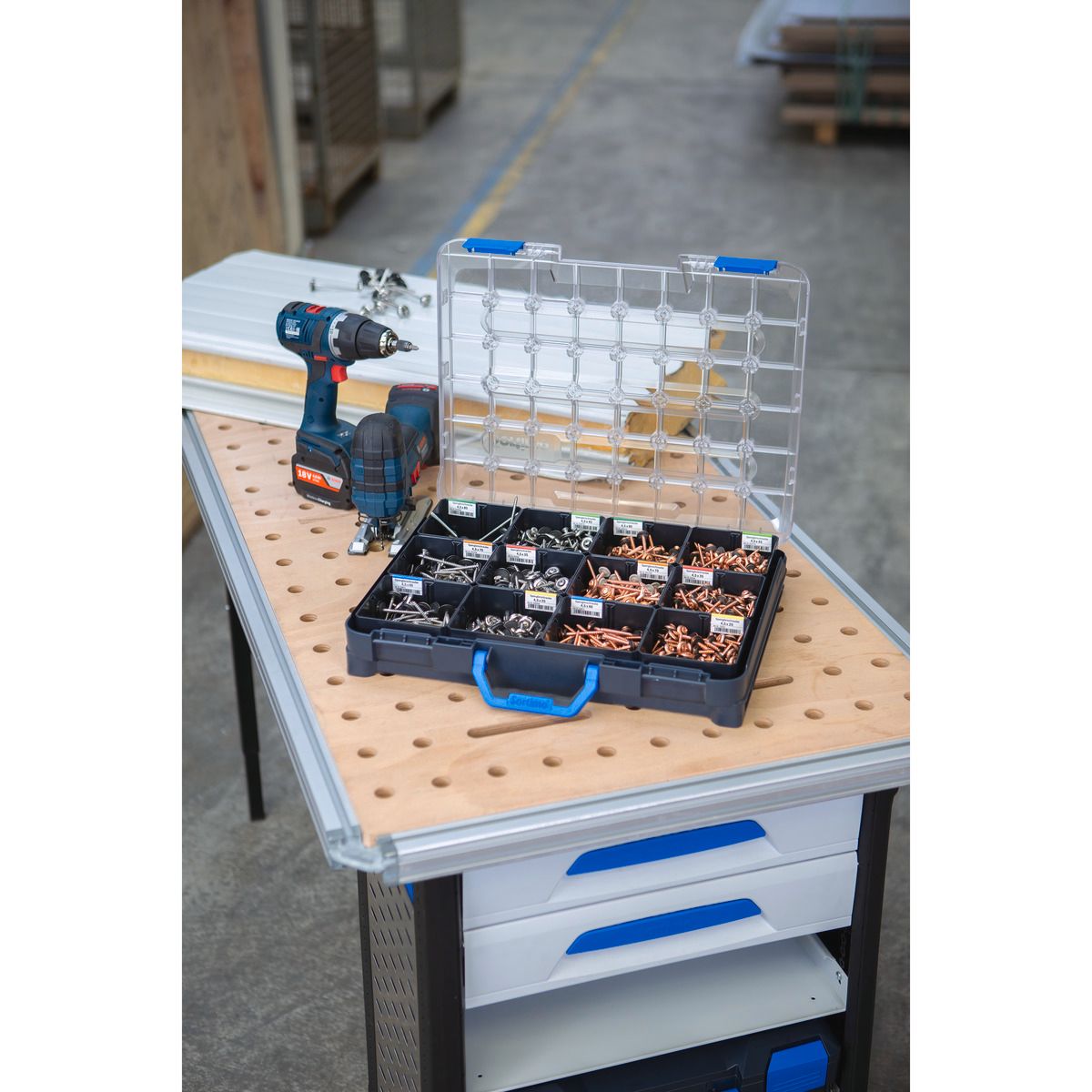 Mallette T-BOXX transparente - Transportez vos outils et pièces de rechange avec modularité et robustesse_4