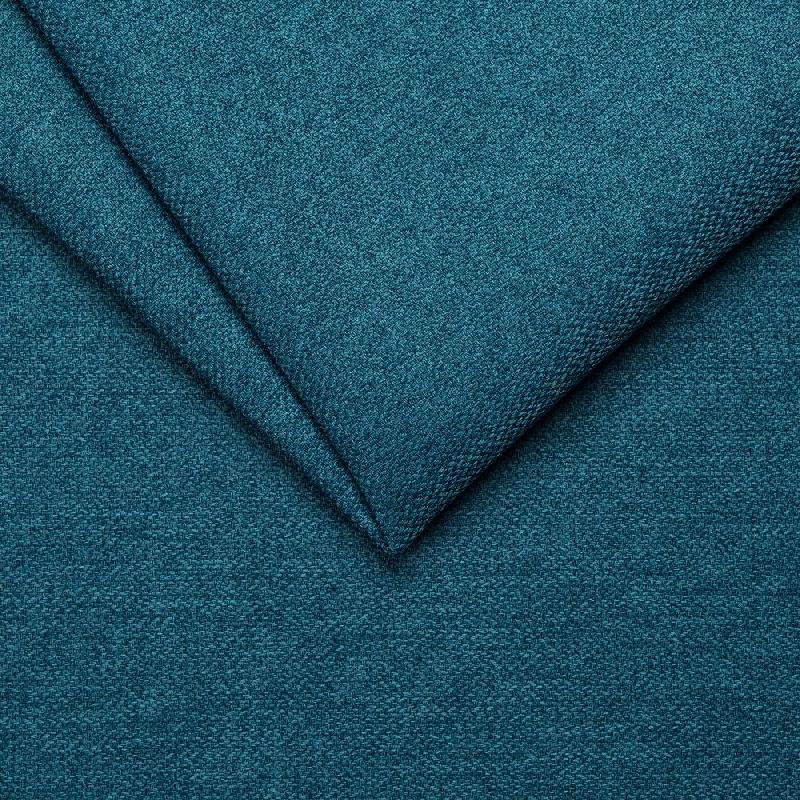 Canapé convertible express Darwin - Têtières réglables - Couchage 140x197 cm - Matelas 16 cm - Tissu tweed bleu pétrole_4