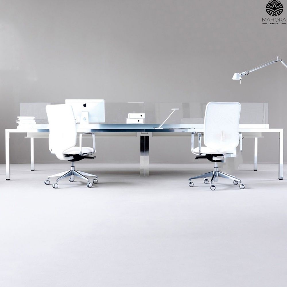 I Bench - Bureau open space Mahora - Plateau mélaminé - Design modulable et finitions soignées_4