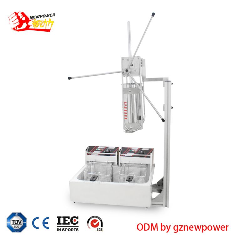 Modèle: np-283 - machine à churros professionnelle - guangzhou new power - capacité 5l_4