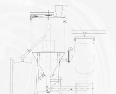 Mélangeurs pour industrie plastique à pelle - Palbase - puissance de 0.75 à 15 kW, dimensions réduites pour un nettoyage facile_4