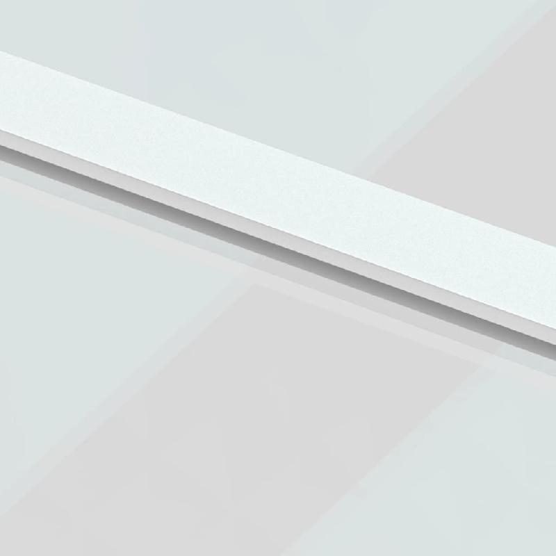 Vidaxl porte coulissante blanc 102,5x205 cm verre trempé aluminium 155206_4