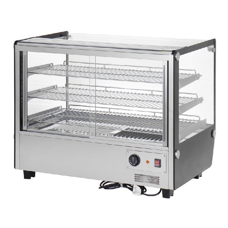 Vitrine chauffante de comptoir carrée Buffalo 160L | Buffalo - HW924_4