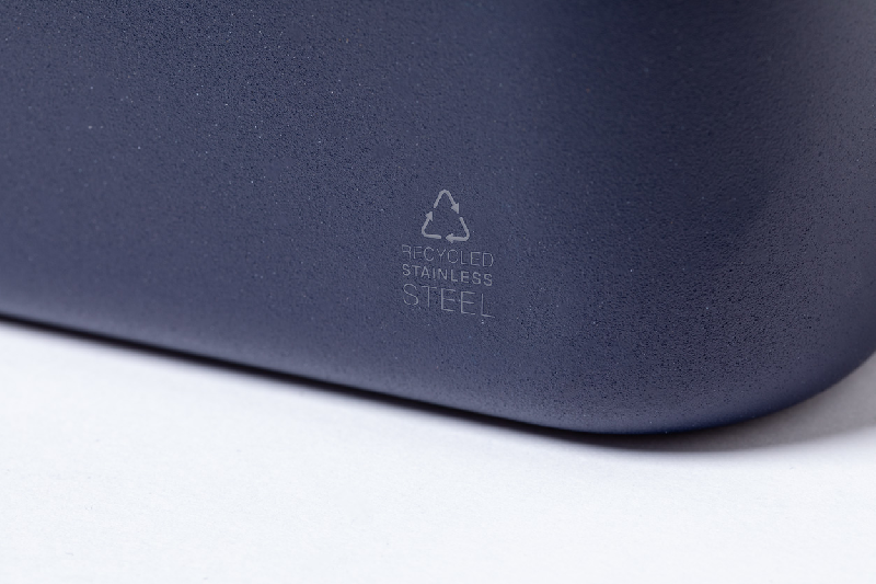 Boîte à lunch - acier inoxydable recyclé - 750 ml - corps coloré et couvercle contrasté_4