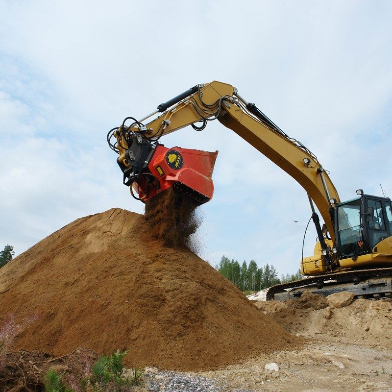 Allu D - Godets Cribleurs - Poids de 940 à 4080 kg - Pour Pelles jusqu'à 45 Tonnes et Chargeurs jusqu'à 30 Tonnes_4