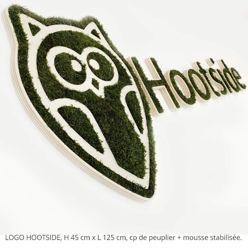 Logo ou Lettres Végétales - Jaune, Lettres, Lichen scandinave pour l'intérieur uniquement, 10 mm_4