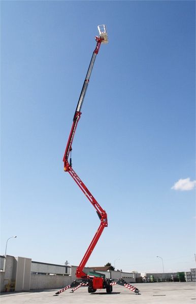 Lightlift 23.12 iiis - nacelle araignée - hinowa s.P.A. - capacité nacelle chenillée 120kg à 200kg_4