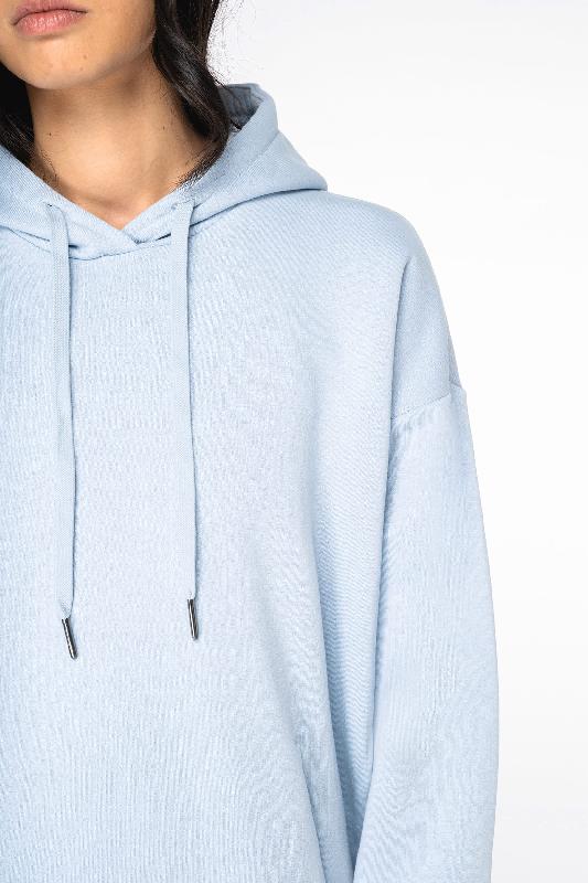 Robe sweat-shirt écoresponsable à capuche femme - Native Spirit - Réf: NS5005 - Coton biologique et polyester recyclé_4