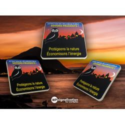 Panneau extinction de l'éclairage public - personnalisable - aluminium ou résine - tailles normées disponibles_4