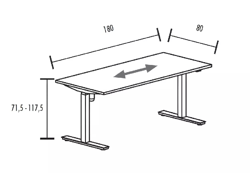 Bureau individuel réglable en hauteur So Alcolea_4