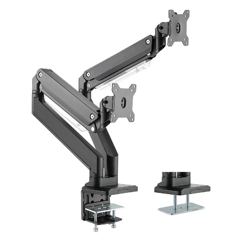 ROLINE Support double LCD à gaz, 5 axes de rotation, max. 15 kg, jusqu'à 35 pouces_4