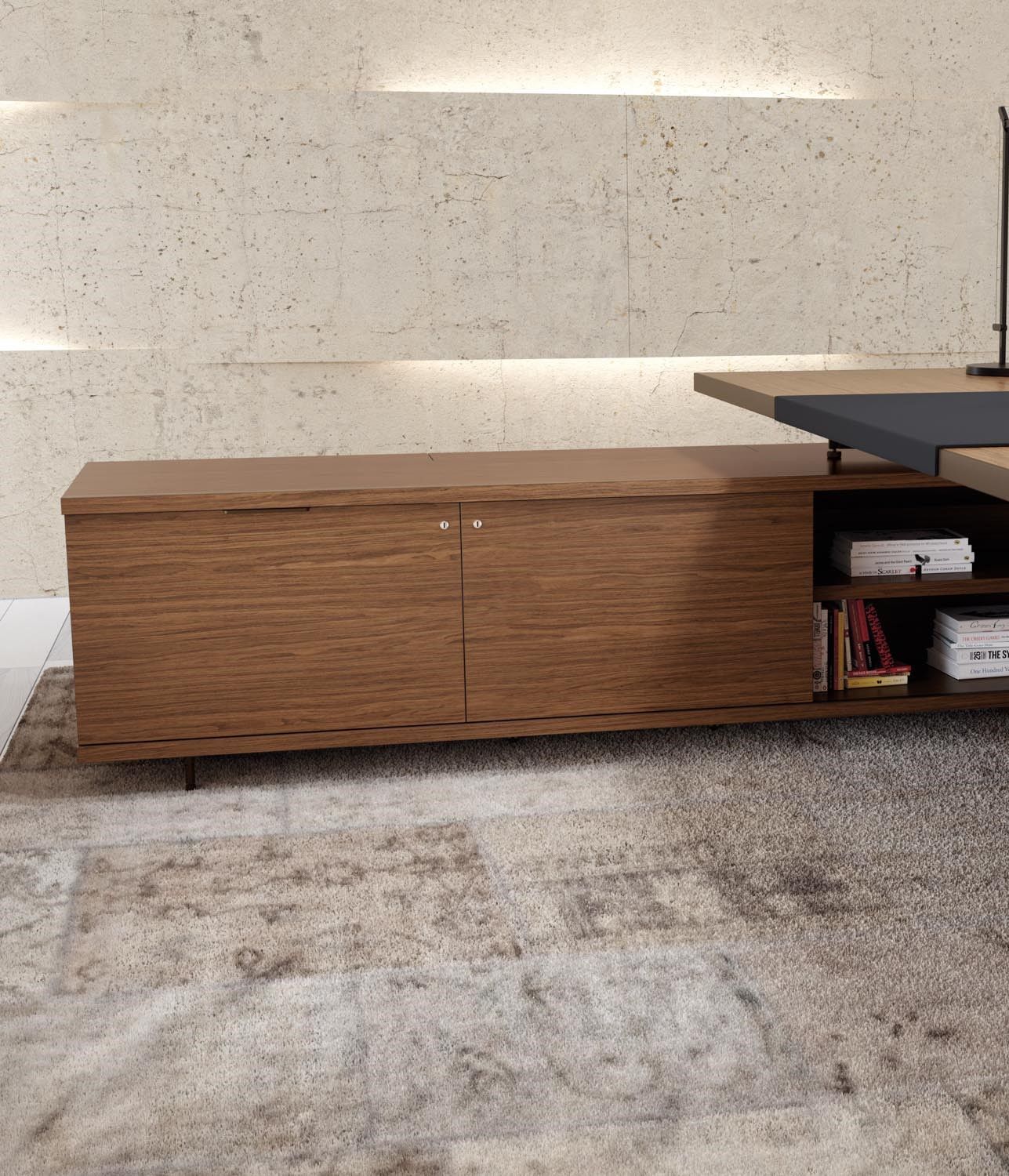 Bureau de direction Oasi équipé de rangements pratiques