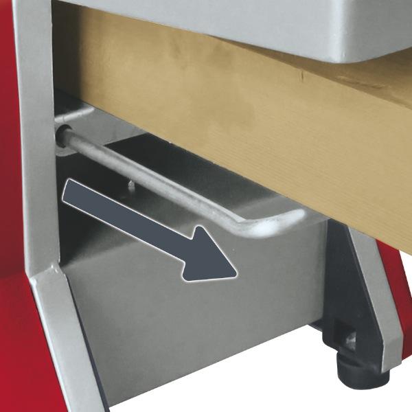 Raboteuse-dégauchisseuse TC-SP 204 Einhell - table en aluminium, puissance 1500 W, butée inclinable 0° à 45°_4