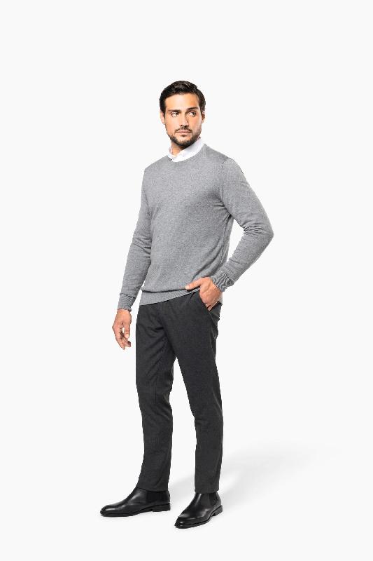 Pull Supima col rond homme - Kariban Premium - 100% coton, Réf: PK900_4