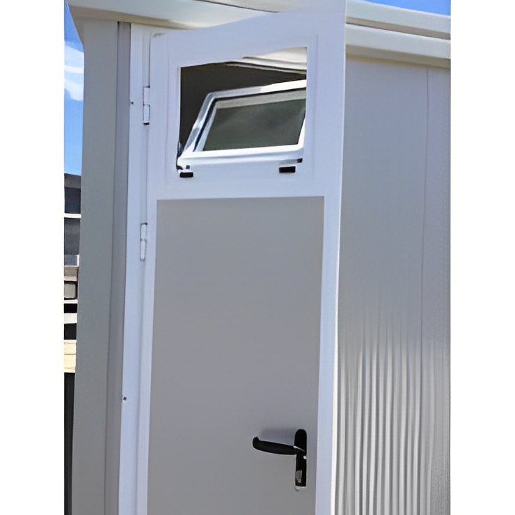 Cabine wc avec structure en acier et résistance au sol 250kg/m²