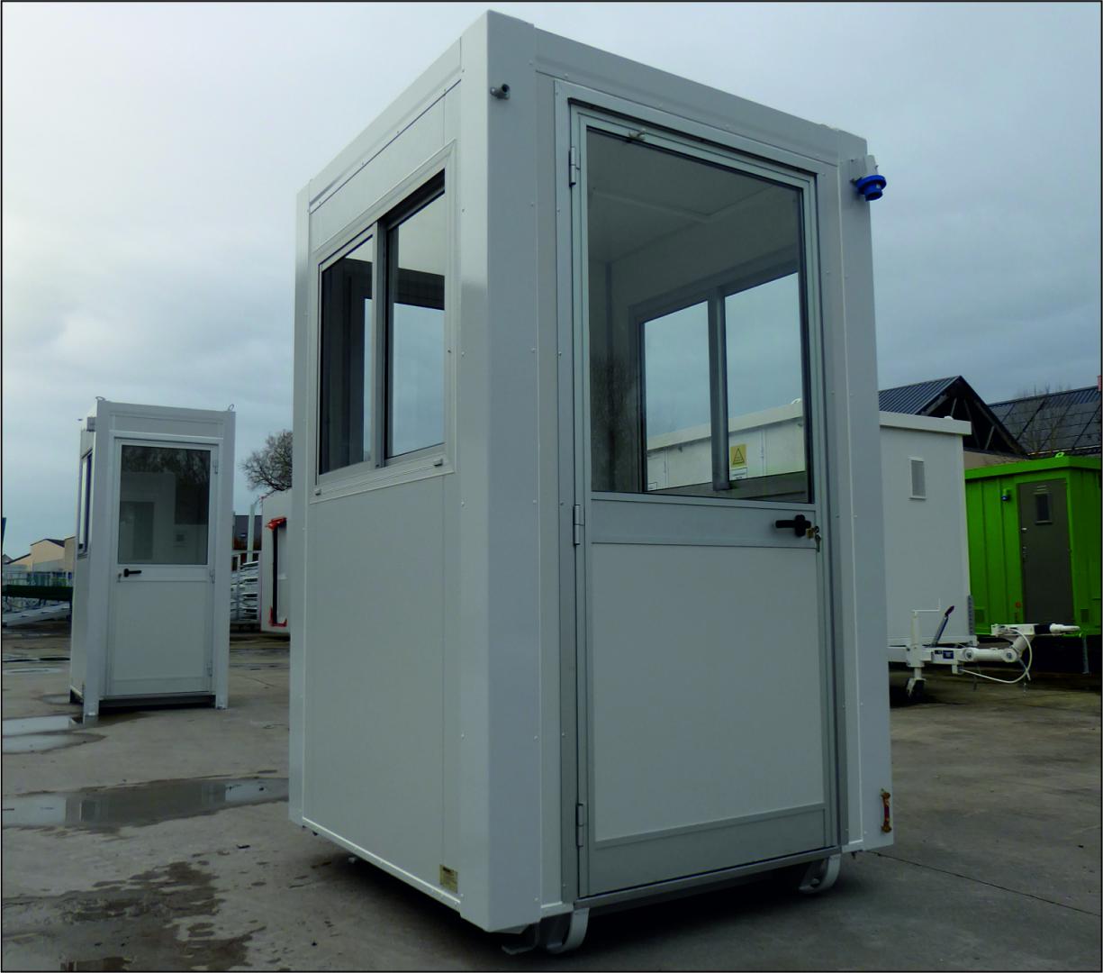 Bungalow de chantier mgn 12 / monobloc / guérite / aménagé / 1.2 x 1.11 x 2.59 m_4