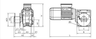 Treuil électrique avec accessoires pour levage de charges