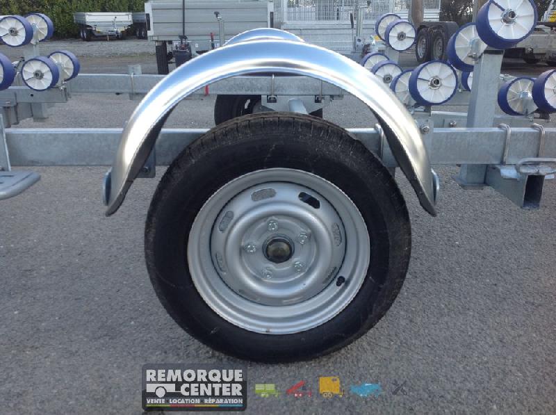 Porte bateau immergeable SUN WAY - D1857 - PTAC : 750Kg - Kit rouleaux - 1 essieu - Reference SW220_PKAYAK_2P_4