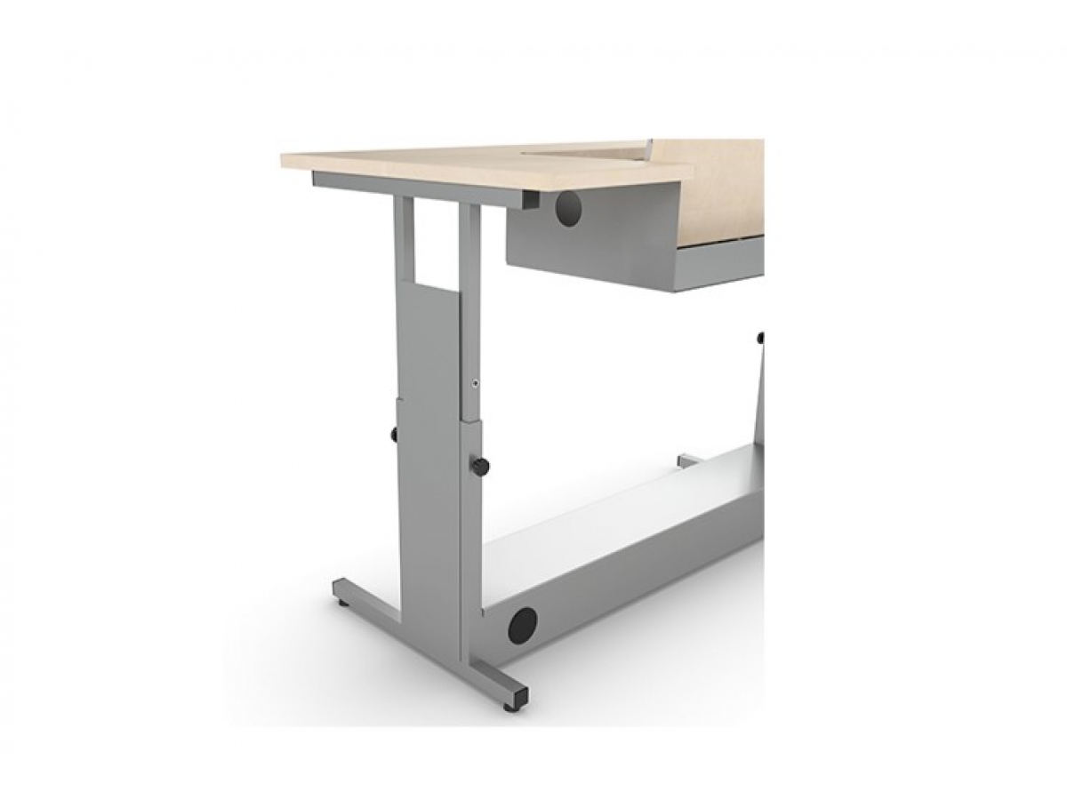 Table informatique à écran rabattable pour sécuriser l'équipement informatique - DATA_4