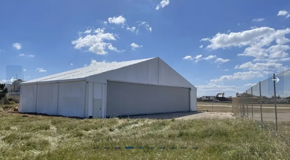 Tente logistique et de maintenance - Entretien de véhicules et stockage d'avions pour missions humanitaires - HTS TENTIQ GMBH_4