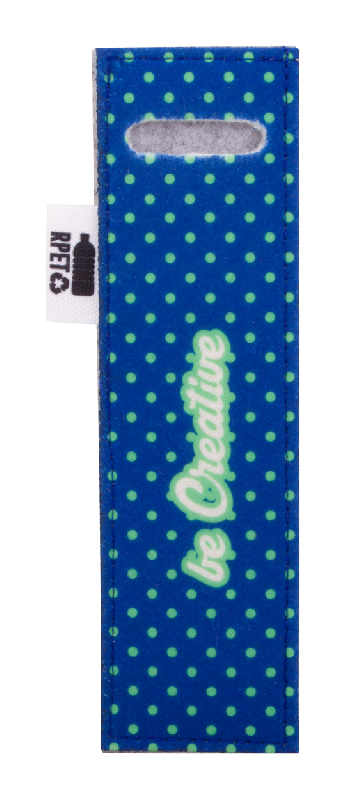 Étui à stylo personnalisé en feutre RPET - Impression sublimation - Couleur gris_4