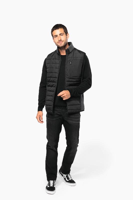 Bodywarmer bi-Matière homme  -  Réf: K6170_4