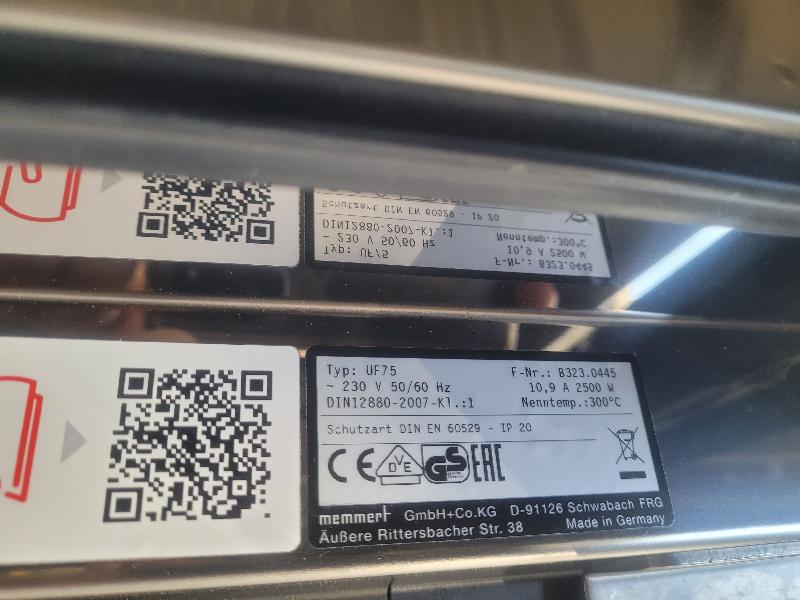 Etuve MEMMERT UF 75 avec convection forcée 300°C_4