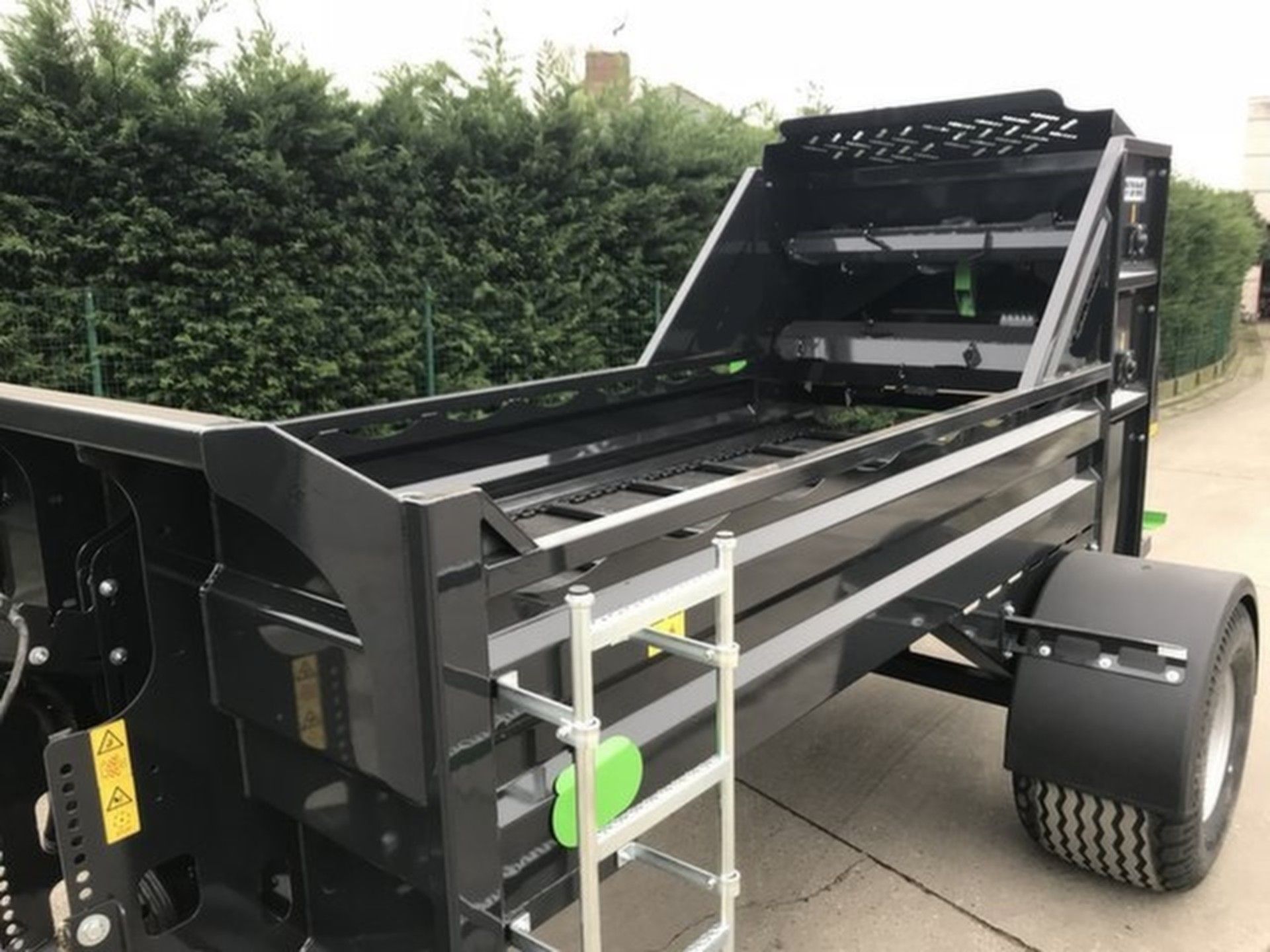 Remorque pailleuse agricole - Juraccessoire - à disque pour tracteurs de faible puissance_4