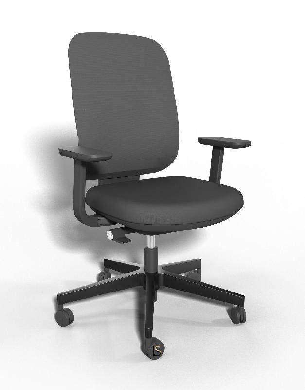 Siège opérateur Alaia en résille - Sokoa - Gris, Réglable hauteur, Oui, Classique_4