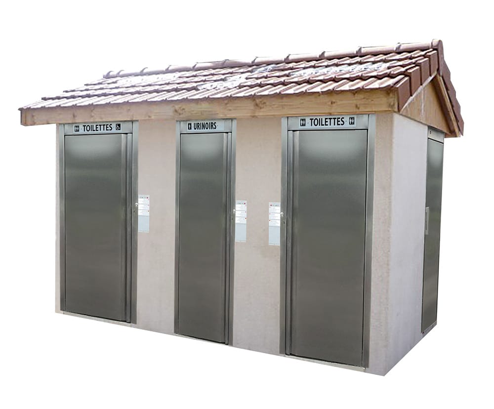 Cabine PMR avec une cabine douche et équipée de local technique - réf. 2052_4