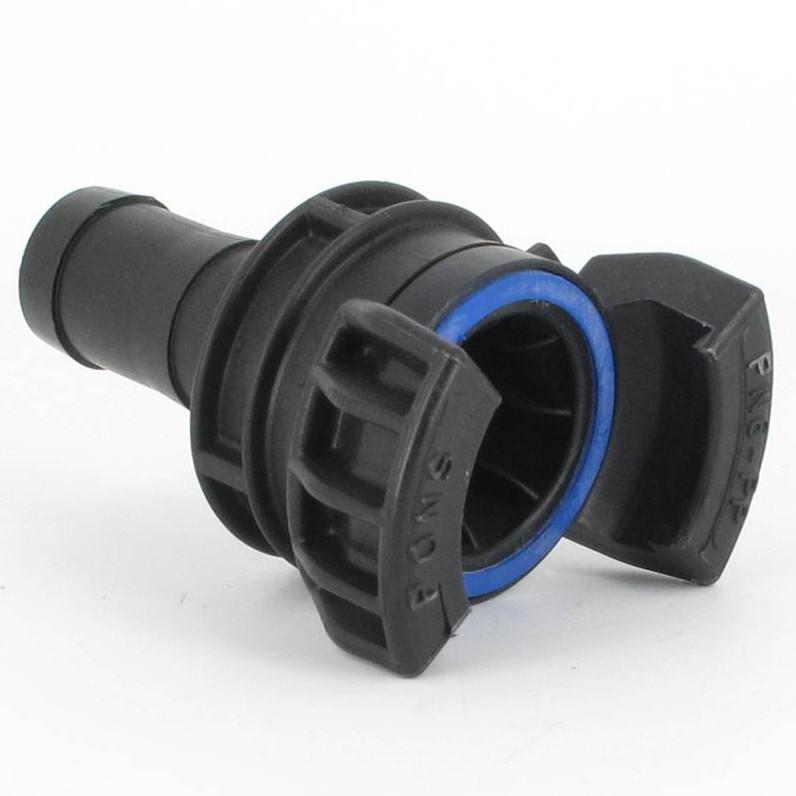 Demi-raccord symétrique avec verrou - DN 40 mm - Embout annelé Ø 30 mm - PP_4