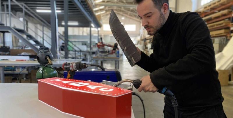 Enseigne drapeau lumineuse Tabac LOTO - 3 tailles disponibles - Garantie 3 ans_4