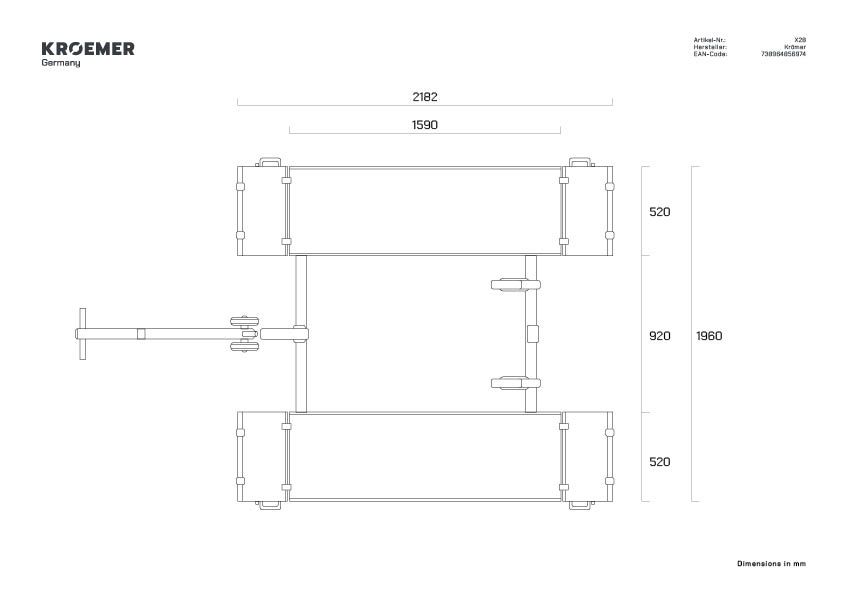 Pont élévateur à ciseaux mobile 4 tonnes 