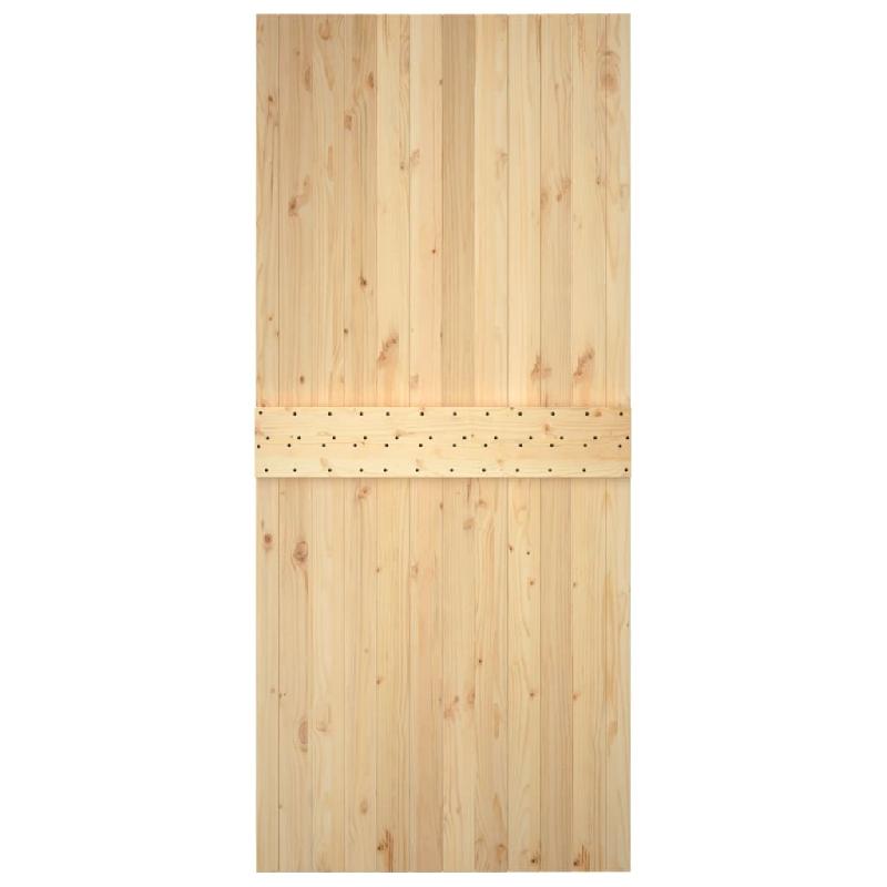 Vidaxl porte narvik 100x210 cm bois massif de pin 154447_4
