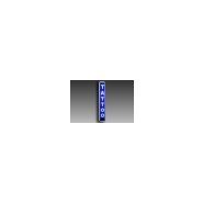 PL128016SPBU - Journal lumineux LED vertical simple face 128x16 cm - Extérieur - Fixation drapeau - Gaviota Impex - Largeur 20 cm (cadre compris)_4